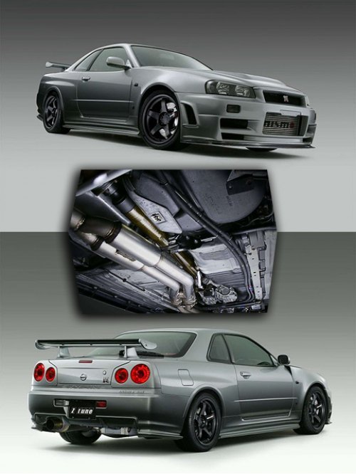 Венцом эволюции Скайлайна серий R32-34 стал суперкар Nismo Z-tune. Серия из 20 автомобилей была…