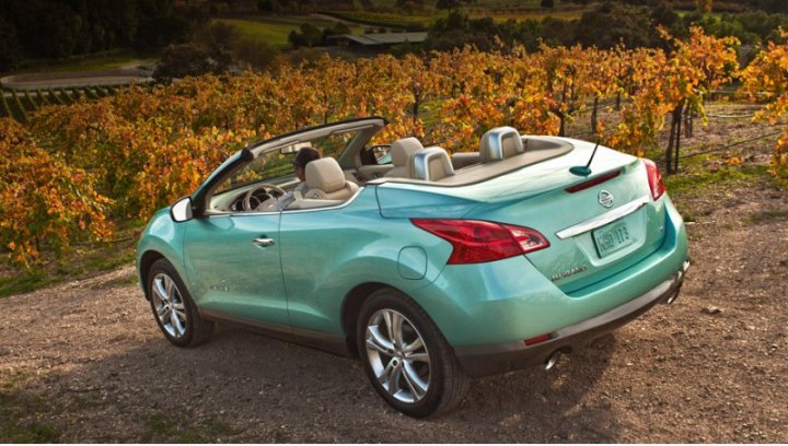 За экстравагантный дизайн Nissan Murano CrossCabriolet прозвали ванной на колёсах.