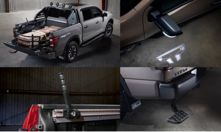 Пикап Titan прорекламировал аксессуары из ассортимента Nissan Accessories, в том числе удлинитель…