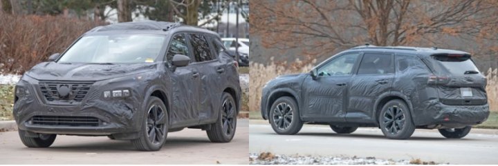 Новый Rogue/X-Trail на декабрьских снимках показывает еще больше сходства с концептом Mitsubishi…