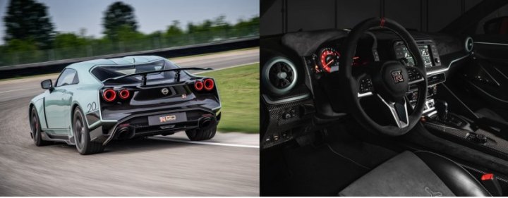 Длина, ширина, высота и колесная база GT-R50 равны 4784 мм (+94 к Nismo), 1992 (+97 к Nismo), 1316…