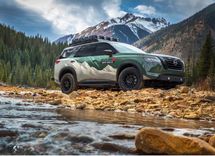 Pathfinder, как и Frontier, разрекламирует на шоу целый список новых опций из каталога Nismo Off…