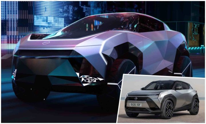 Киберпанк-концепт Nissan станет прообразом для нового кроссовера Juke EV: первые изображения