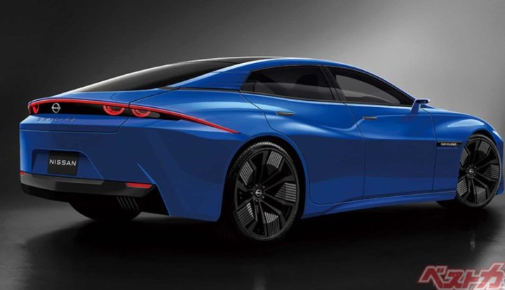 Рендер нового Nissan Skyline
