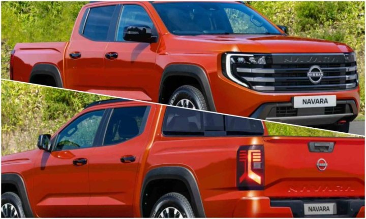 Совершено новый Nissan Navara показали на первых изображениях