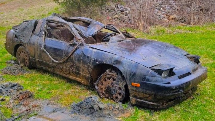 Угнанный Nissan 240SX провел 32 года на дне озера, но вызвал большой интерес у фанатов модели