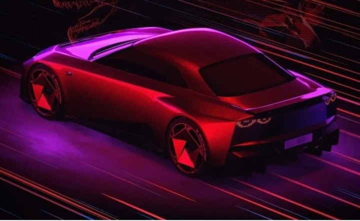 Отличительной черты кормы GT-R R36, созданного благодаря компьютерной графики, стали встроенные в…