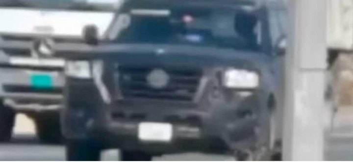 Внедорожник Nissan Patrol следующего поколения представлен на фотоизображении