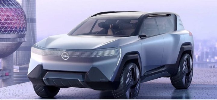 Компания Nissan представила концепт электрического кроссовера Nissan Arizon на автосалоне в Шанхае