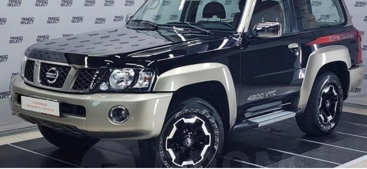 В России появился редкий внедорожник Nissan Patrol с трехдверным кузовом