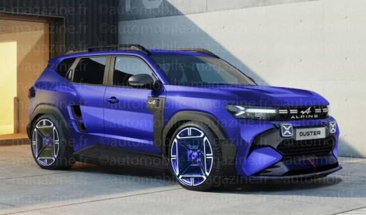 Спекулятивный рендер «заряженного» Renault Duster от Alpine