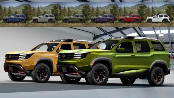 Новый рамный внедорожник Nissan Xterra показали на реалистичных изображениях