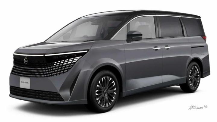 Неофициальный рендер нового поколения Nissan Elgrand (Andrew Guerrero)