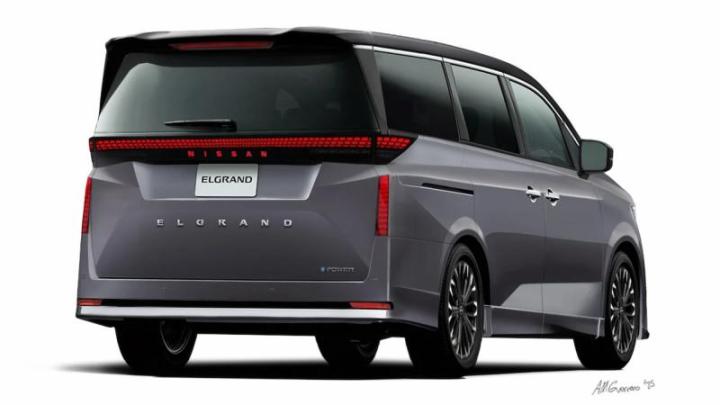 Неофициальный рендер нового поколения Nissan Elgrand (Andrew Guerrero)