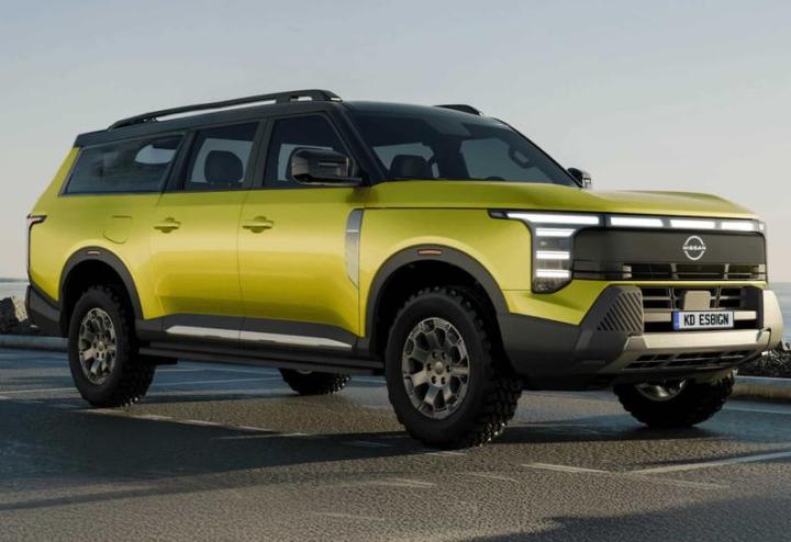 Спекулятивный рендер возрожденного внедорожника Nissan Xterra