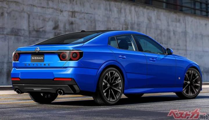 Неофициальный рендер нового поколения Nissan Skyline