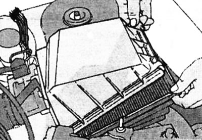 Замените ваздушни филтер ако је јако запрљан.