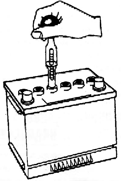 Проверьте плотность электролита аккумуляторной батареи. Она должна быть между 1,22 и 1,28 г/см³ при…