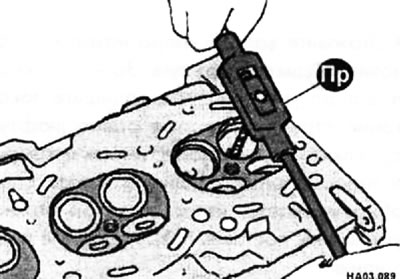 Пасля запрэсоўкі накіроўвалых утулак неабходна давесці іх дыяметры да намінальнага памеру…