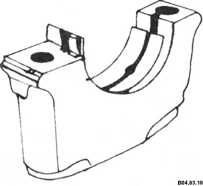 Іншыя палоўкі з кожнага набору ўсталюеце ў адпаведныя вечкі падшыпнікаў. Пераканайцеся, што шпонка…