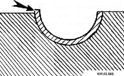Внимание: После снятия крышки шатунного подшипника обратите внимание на вкладыш (величину…