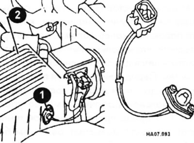Датчик температуры поступающего воздуха