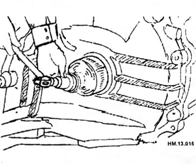 1 — сторона корпуса вариатора с ведущим мостом (левый сальник); 2 — сторона корпуса…