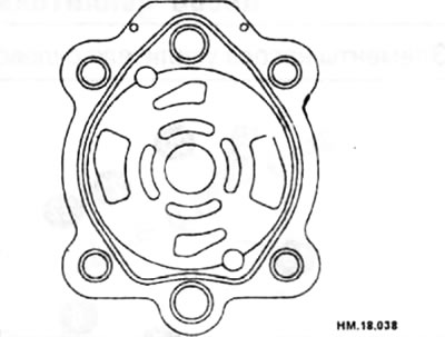 Установите опорный диск.