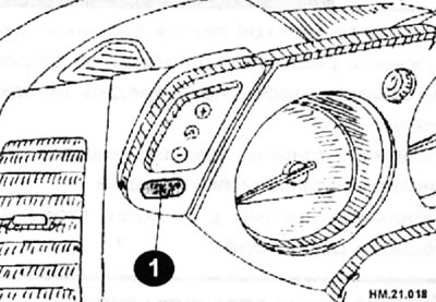 Для абнулення паказанняў лічыльніка сутачнага прабегу неабходна націснуць перамыкач паказання…