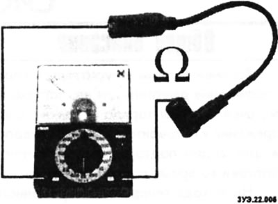 Перед измерением величины сопротивления необходимо проверить, чтобы в омметре была установлена не…