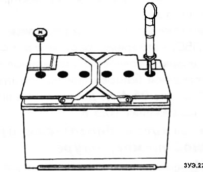 Выключыце запальванне.