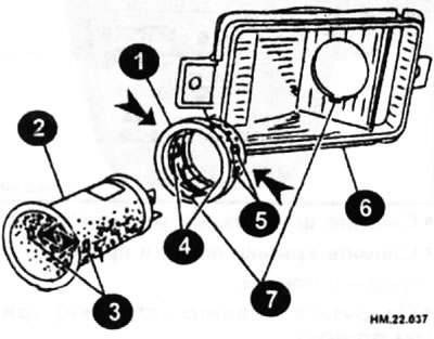 1 - кольца; 2 - унутраная частка электрычнай разеткі; 3 - квадратныя адтуліны; 4 - гаплікі; 5 -…