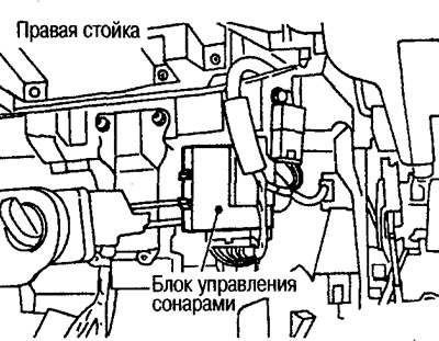 Before removing the control unit, remove the instrument panel trims A and B and the air…