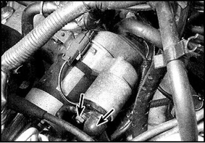 Заз шанс где находится стартер Starter - removal and installation (Nissan Sunny 7 B13, 1990-1998) - "Power unit