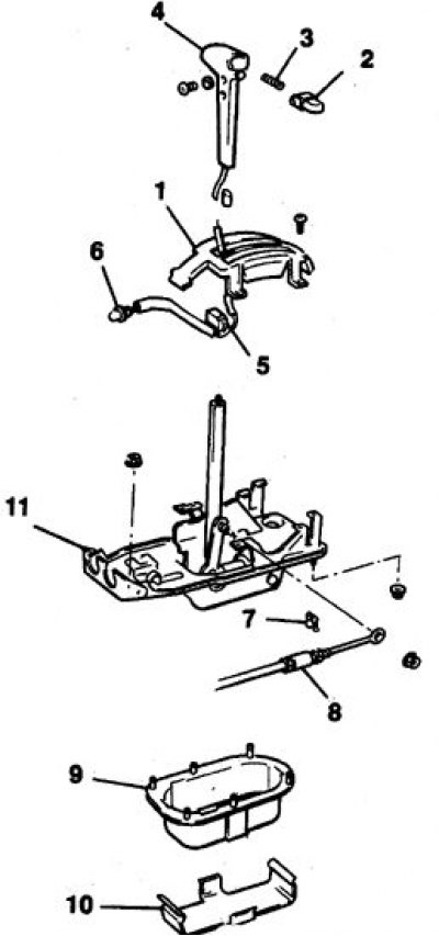 1. Prekrytie označujúce polohu voliča; 2. Tlačidlo; 3. Pružina; 4. Rukoväť; 5. Konektor; 6.…