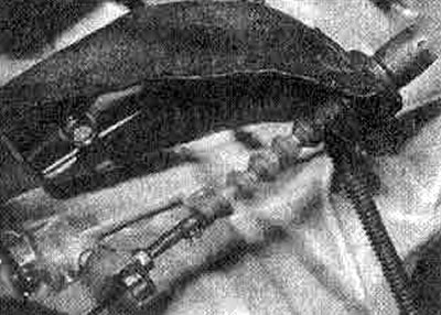 4.5. Вышмаруйце канец тросіка і праверце рэгуляванне