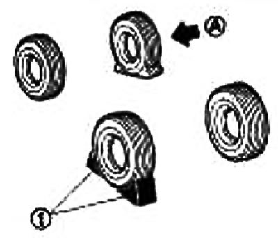 Падкладзіце спераду і ззаду пад кола, якое знаходзіцца па дыяганалі ад пашкоджанага Ⓐ прыдатныя…