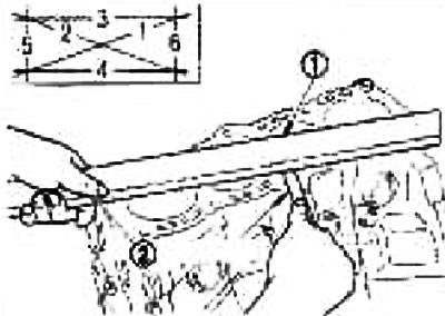 Праверце, ці не пашкоджана верхняя паверхня блока цыліндраў, выканаўшы вымярэнні ў 6 розных…