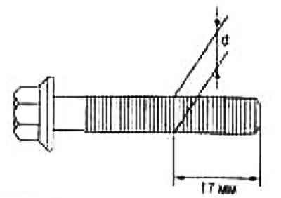 If the narrowing is observed at a location other than «d», label it as «d».