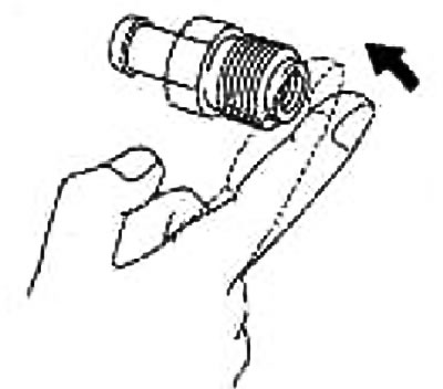 With the engine running at x x rpm, disconnect the PCV valve from the valve cover. If the valve is…