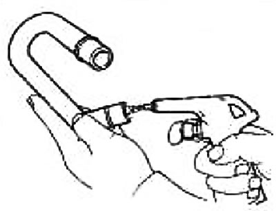 2. Disconnect all hoses and clean with compressed air. If the blockage in any hose cannot be…