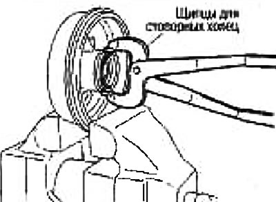 Задняя ось — ступица колеса — разборка и сборка (Ниссан Ноут 1, Note ...