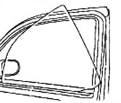 8. Вазьміцеся за дзвярное шкло, падніміце задні бок і выміце шкло з накіроўвалай па кірунку ва…