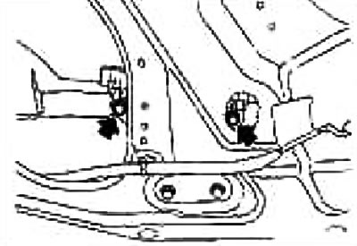 6. Адкруціце крапежныя балты шкла.