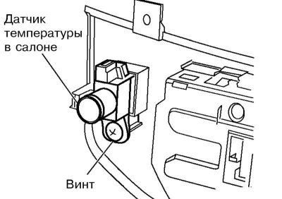 3. Prístup k snímaču vnútornej teploty (iba modely s automatickou klimatizáciou) odstráňte riadiacu…