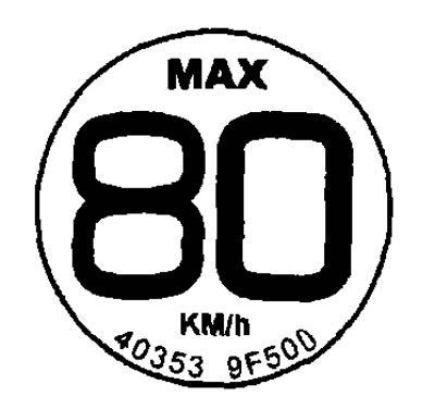 Маркіроўка малапамернага запаснога кола прызначанага толькі для часавага карыстання.