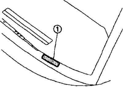 Таблічка з ідэнтыфікацыйным нумарам аўтамабіля (VIN) (калі ёсць)
