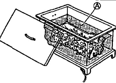 а. Снимите направляющую втулку клапана нагрев головку цилиндров до 110-130°C путем ее погружения в…