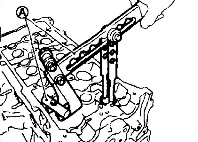 После установки компонентов клапана для обеспечения правильной посадки, слегка постучите по кончику…