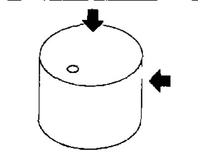 Проверьте, нет ли износа или сколов на поверхности толкателя клапана.